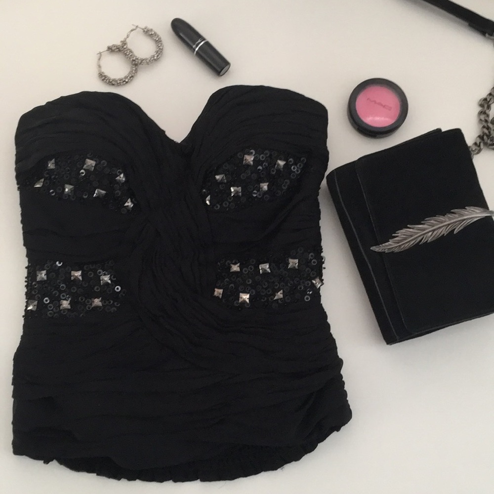Strapless Bebe Top - Picture 2 of 4